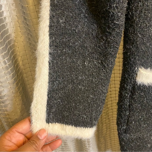 Janice Hooded Sweater Jacket Size Large - Picture 4 of 9